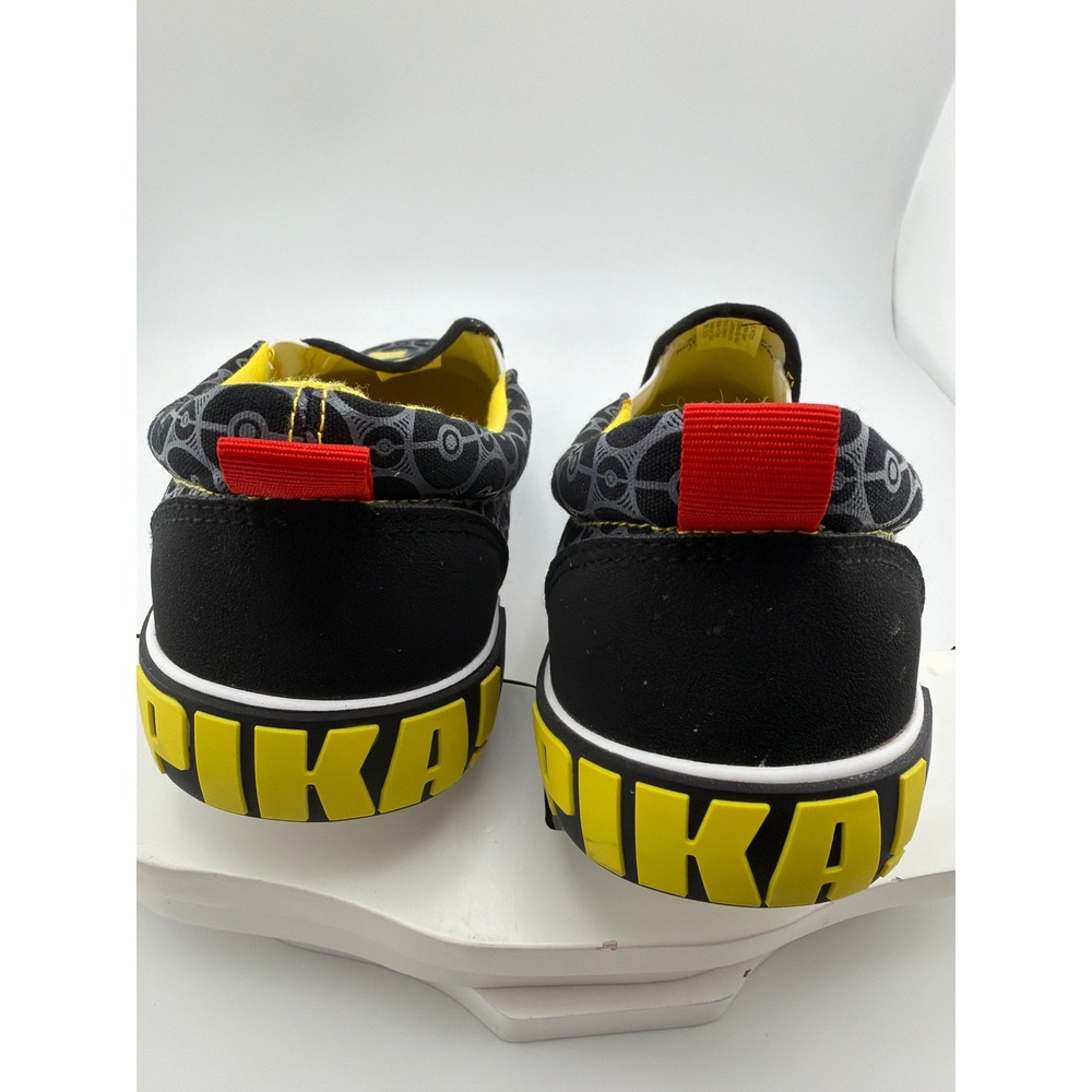 Ground Up Pokemon Pikachu Slip-On Canvas Sneakers Mens 10 - Picture 3 of 5